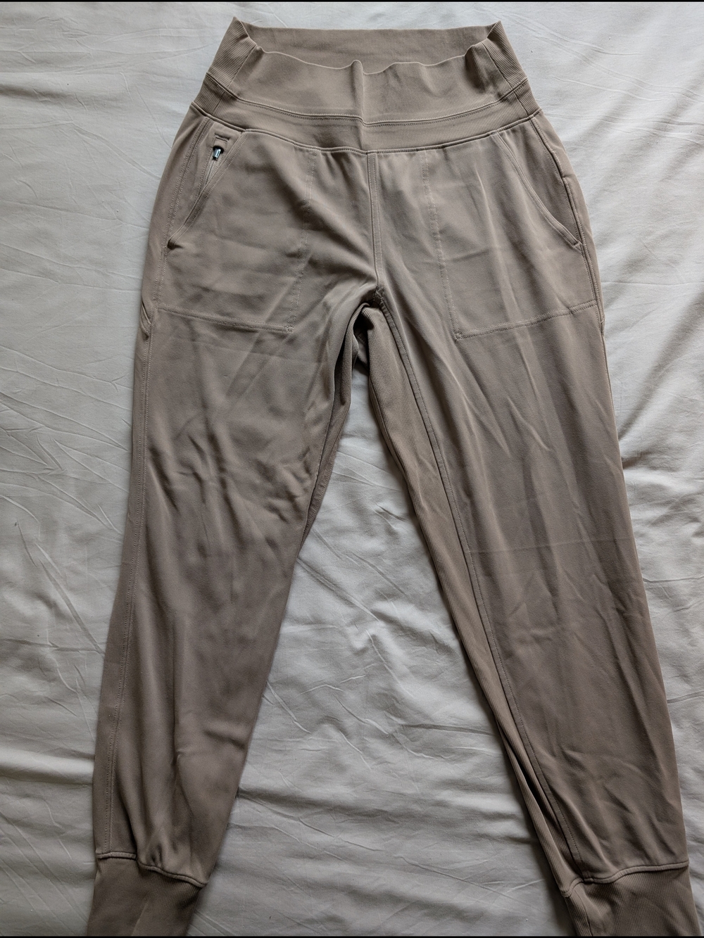 Athleta Venice High Rise Jogger Rustic Beige - Picture 3 of 8